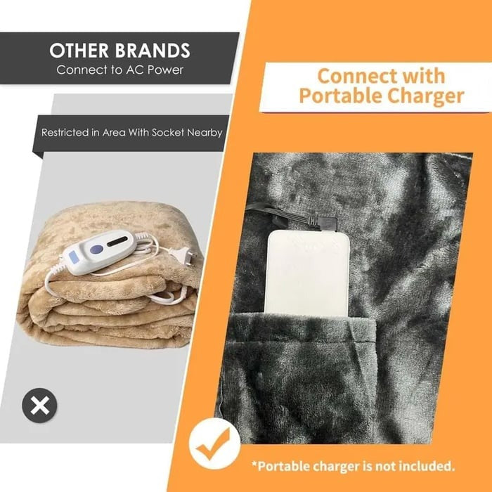 Electric Heating Warm Shawl Blanket