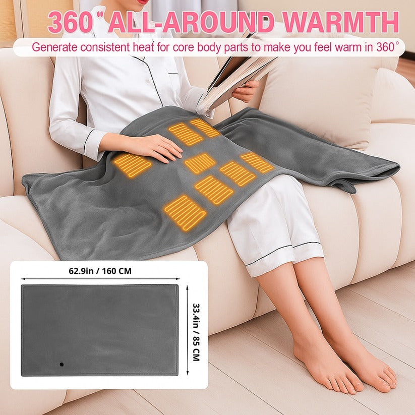 Electric Heating Warm Shawl Blanket