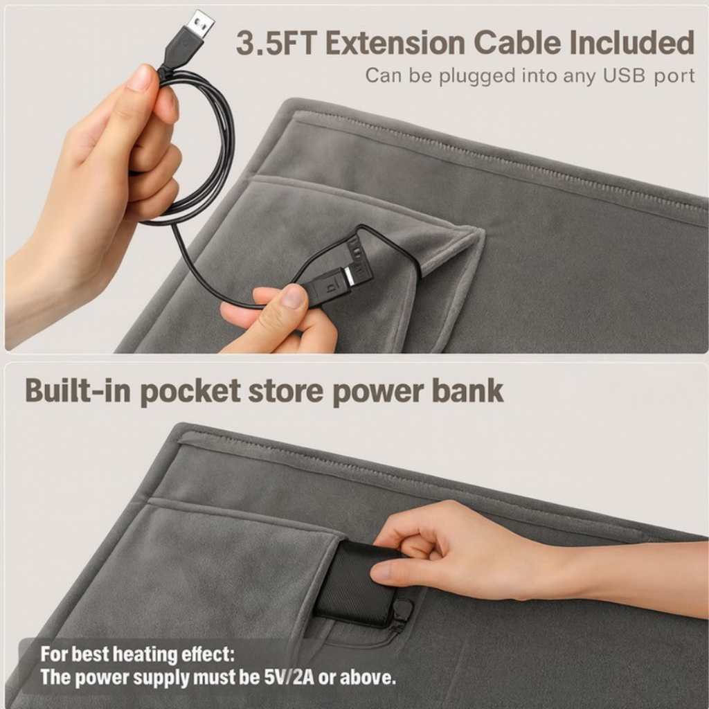 Electric Heating Warm Shawl Blanket