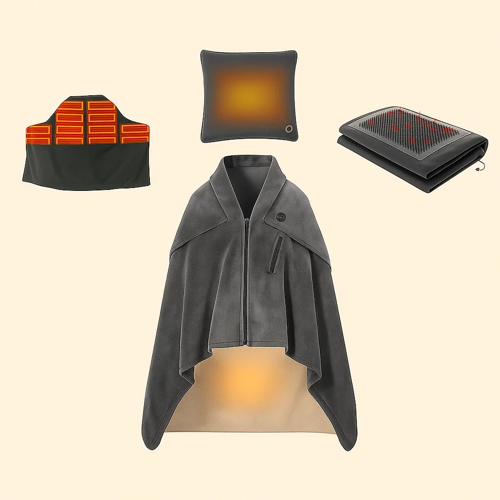 Electric Heating Warm Shawl Blanket